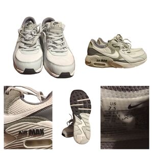 Nike Air Max Excee Shoes in Light Gray and White